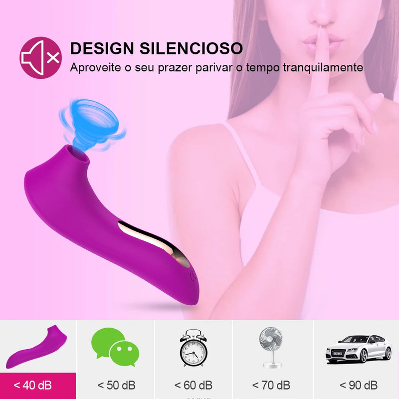 Poderoso vibrador de sucção do clitóris para mulheres, clitóris, mamilo, oral, vácuo, estimulador, massageador, brinquedos sexuais, adultos